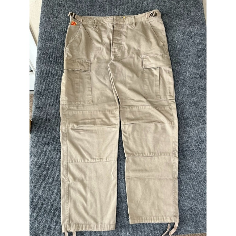 Empyre Relax Drawstring‎ Ankle Beige Adjustable Waist Skate Pant Size 34